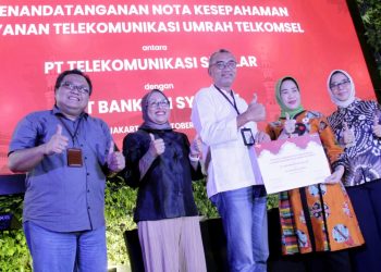 BNI Syariah Tandatangani Nota Kesepahaman dengan Telkomsel Terkait Pembiayaan Umroh