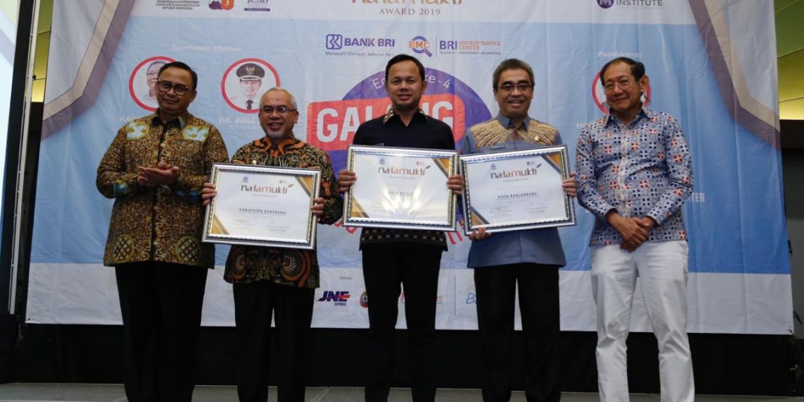 Peduli UMKM,  27 Pemerintah Daerah Mendapatkan Penghargaan NataMukti 2019