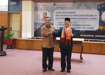 ANRI dan Perpusnas RI Bekerjasama Dalam Penyelenggaraan Kearsipan dan Literasi