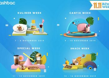Meriahkan Festival Belanja 11.11, Cashbac Kasih Rewards selama Satu Pekan Penuh