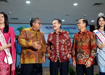 Jamkrindo Dukung Kampanye Anti Sampah Plastik Geopark Ciletuh Palabuhanratu