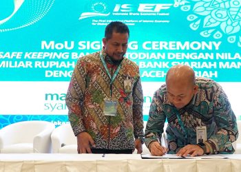 Penandatanganan Kerja Sama Kustodian dan Wali Amanat Mandiri Syariah