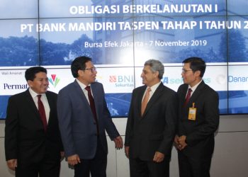 Pencatatan Perdana Obligasi Bank Mantap