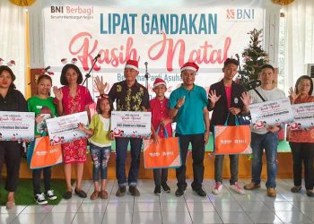 BNI Wilayah Jakarta Kemayoran Lipatgandakan Kebaikan di Natal 2019