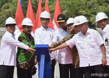 Bendung Kamijoro Diresmikan