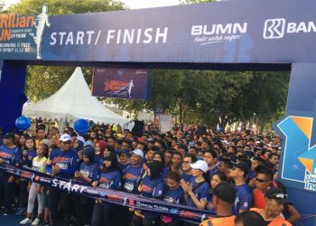 10 Ribu Pelari Ramaikan BRILian Run Surabaya Series