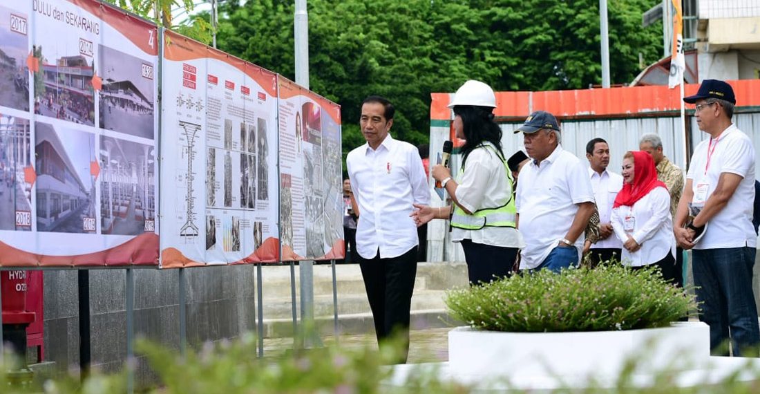 Tinjau Pasar Johar & Kota Lama Semarang