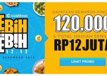 Semarakkan 12.12, Cashbac Kasih Promo “12 Hari Lebih Nikmat”