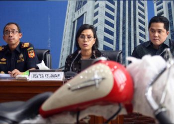 Konpers Barang Bukti Penyelundupan Harley