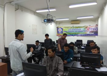 Dosen Periklanan UBSI Berikan Pelatihan Teknik editting Audio Visual