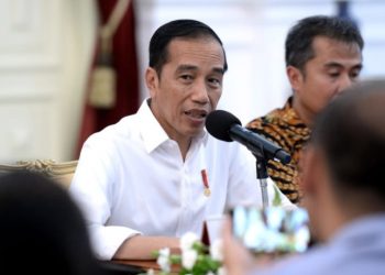 Presiden Jokowi Bicara Penyelesaian Banjir Jakarta