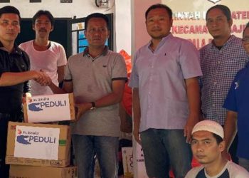 XL Axiata Peduli Korban Bencana Alam di Lebak