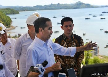 Jokowi Tinjau Puncak Waringin