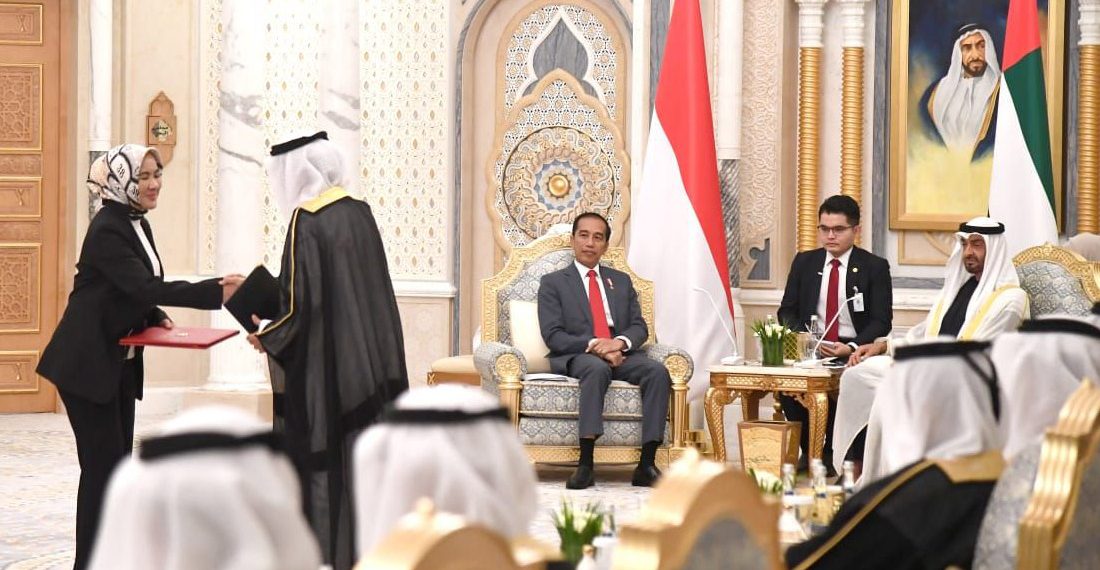 Jokowi Disambut Putra Mahkota Abu Dhabi