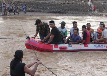 Bantuan BNI untuk Korban Banjir Lebak