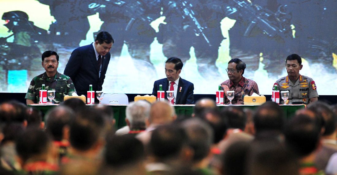 Rapim Kemenhan, TNI-Polri