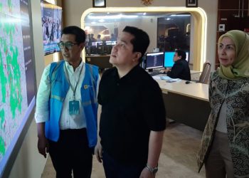 Tanggap Tangani Kelistrikan Terdampak Banjir, PLN Diapresiasi Menteri BUMN