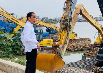 Ketika Presiden Jokowi Mendadak Tinjau Waduk Pluit