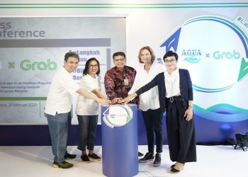 Danone-AQUA dan Grab Jalin Kerjasama Atasi Sampah Jadi Barang Bernilai Ekonomis