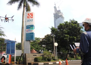 BNI Lakukan Penyemprotan Disinfektan Cegah Covid-19