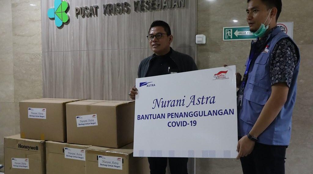 Astra Serahkan Bantuan Tahap Awal Rp 63 Miliar Cegah Penyebaran COVID-19