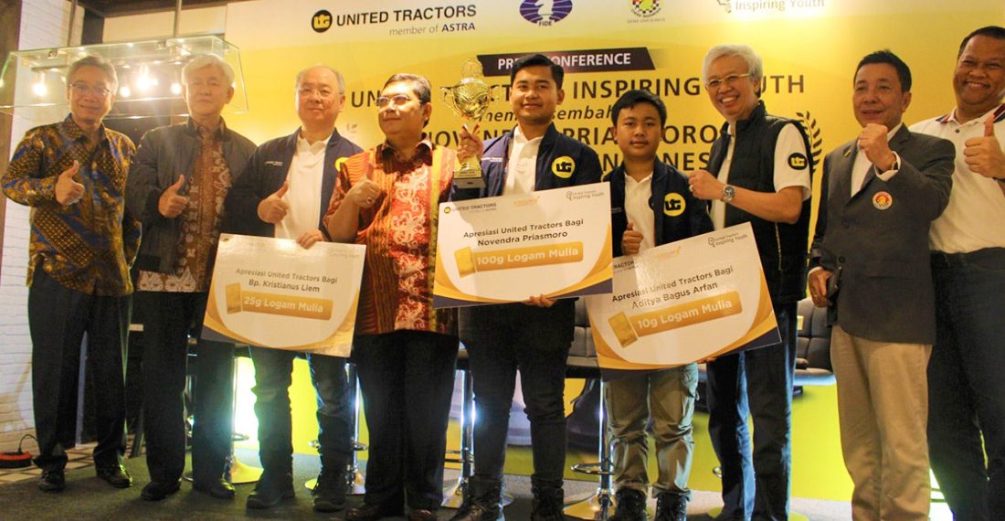 Mantap! Pecatur Binaan United Tractors Raih Gelar Grandmaster