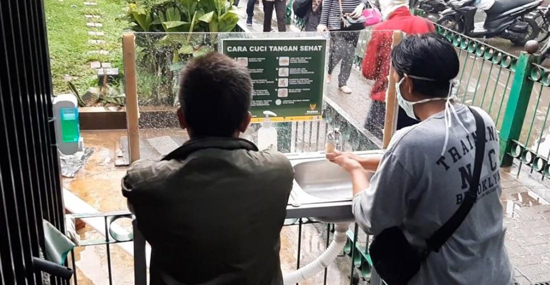 BAZNAS Sediakan Wastafel Sehat untuk Cegah Penularan Covid-19