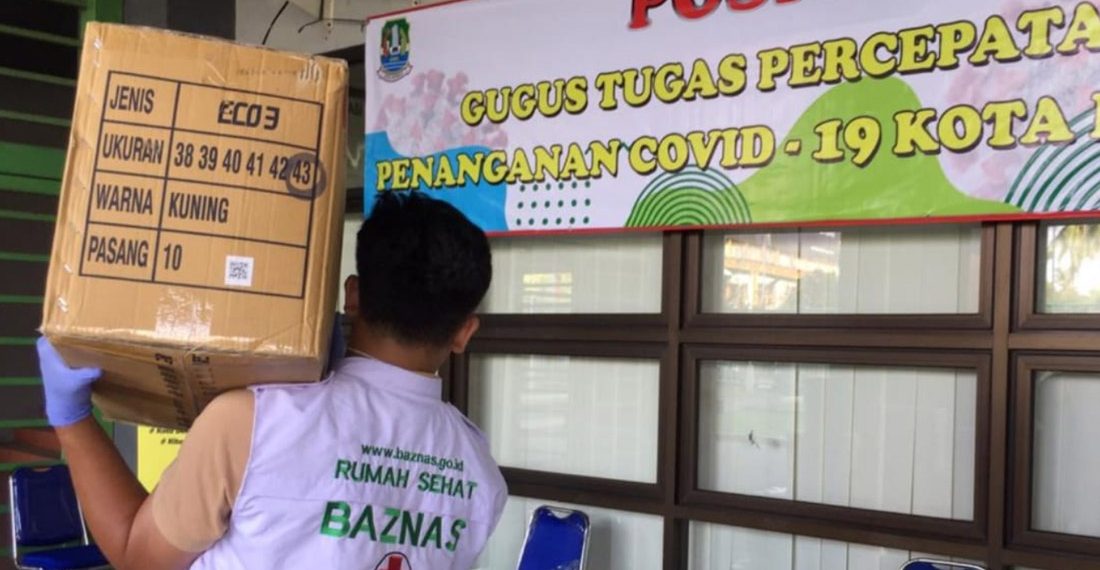 BAZNAS Salurkan Bantuan APD ke Gugus Tugas Percepatan Penanganan Covid-19 Kota Bekasi