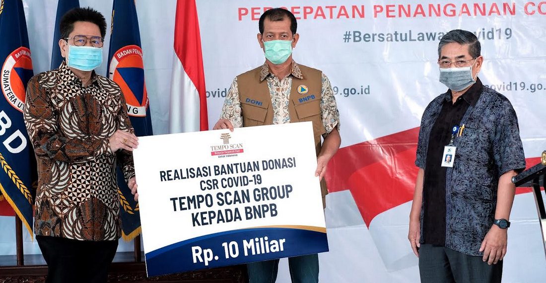 Bantuan Tempo Scan Group untuk Membantu Pemerintah Mengatasi Wabah Covid-19
