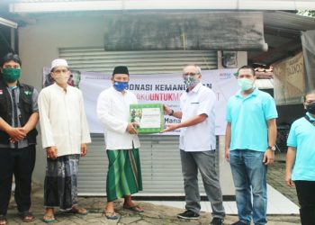 BNI Asset Management bersama Dompet Dhuafa terjun langsung dalam penyaluran Paket Sembako