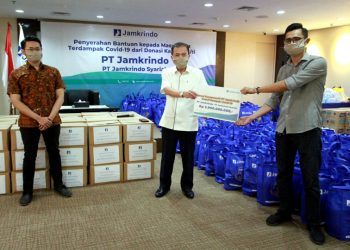 Donasi Peduli Karyawan Jamkrindo