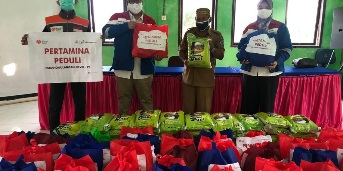 Lawan Covid-19, Pertagas Salurkan Bantuan
