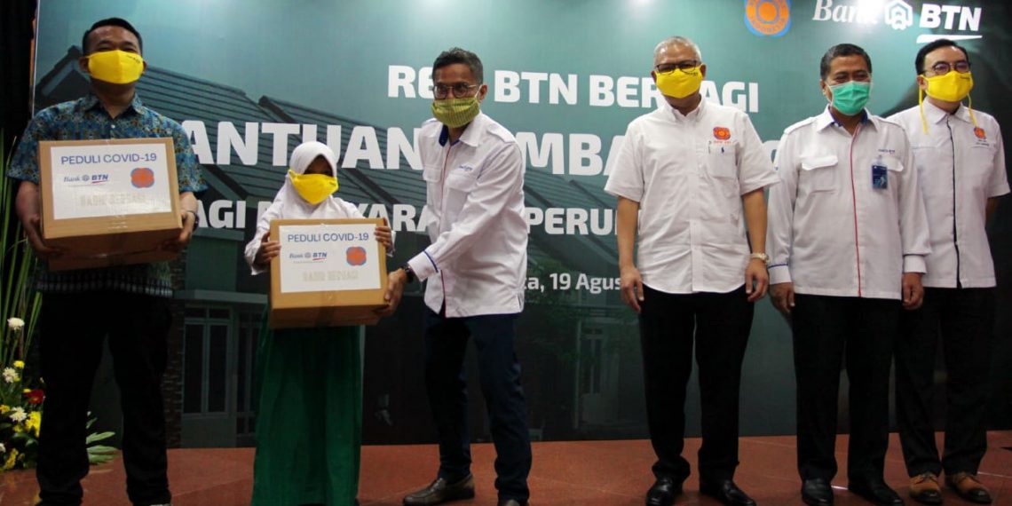 BTN Dan REI Bantu Masyarakat Terdampak Covid – 19