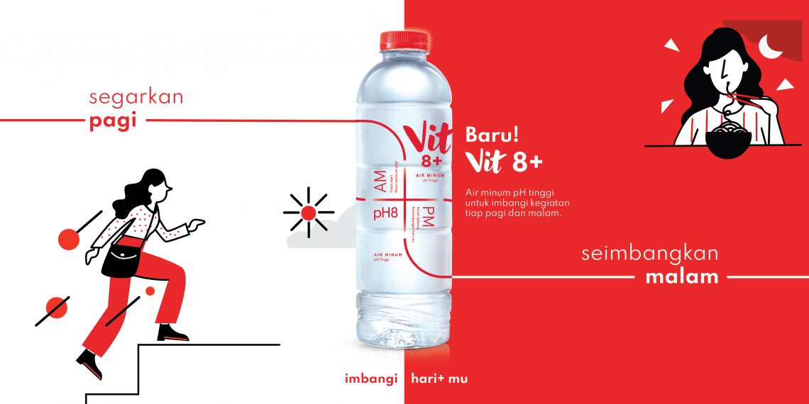 VIT 8+ Hadirkan Air Minum dengan pH Tinggi Solusi Kaum Aktif untuk Segarkan Pagi dan Seimbangkan Malam