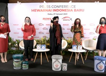 Sebarkan Kebaikan Mowilex Gandeng Anne Avanti Lakukan Aksi Sosial dan Kembangkan Cat Antibakteri