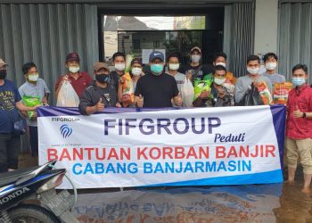 FIFGroup Salurkan Bantuan Korban Banjir dan Gempa