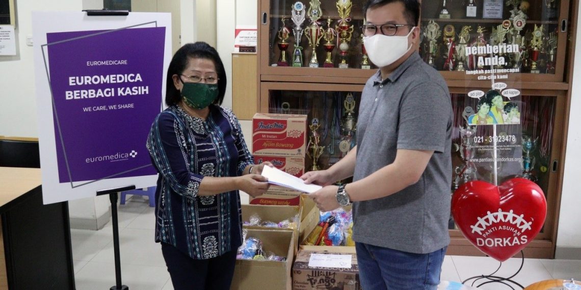 Euromedica Group Berbagi Kebahagiaan ke Panti Asuhan Dorkas