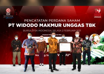 Sah, Widodo Makmur Unggas Catatkan Saham Perdana di Bursa