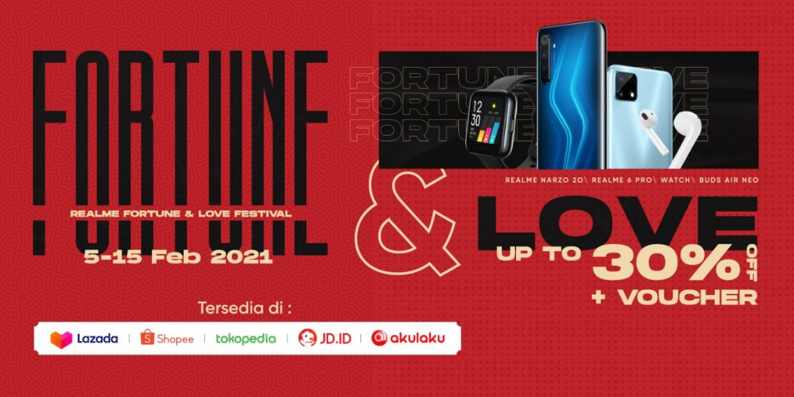 Realme Gelar Fortune & Love Festival di Bulan Februari