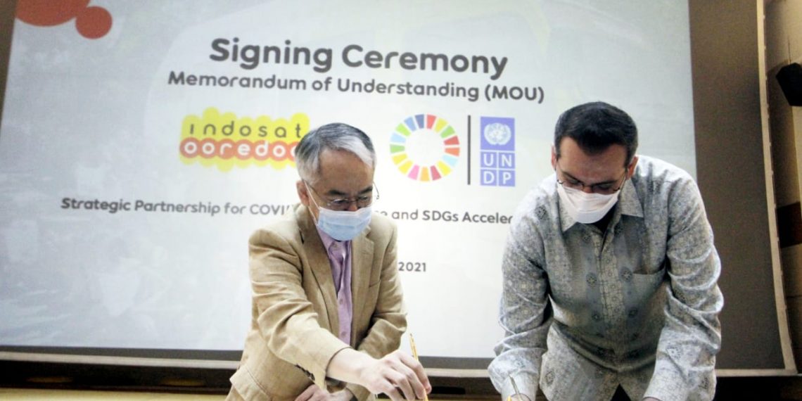 UNDP – Indosat Ooredoo Dukung Tanggulangi COVID-19 dan Percepatan SDGs di Indonesia