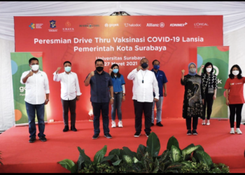 Halodoc, Gojek, dan Technoplast Kolaborasi Hadirkan Vaksinasi Drive Thru
