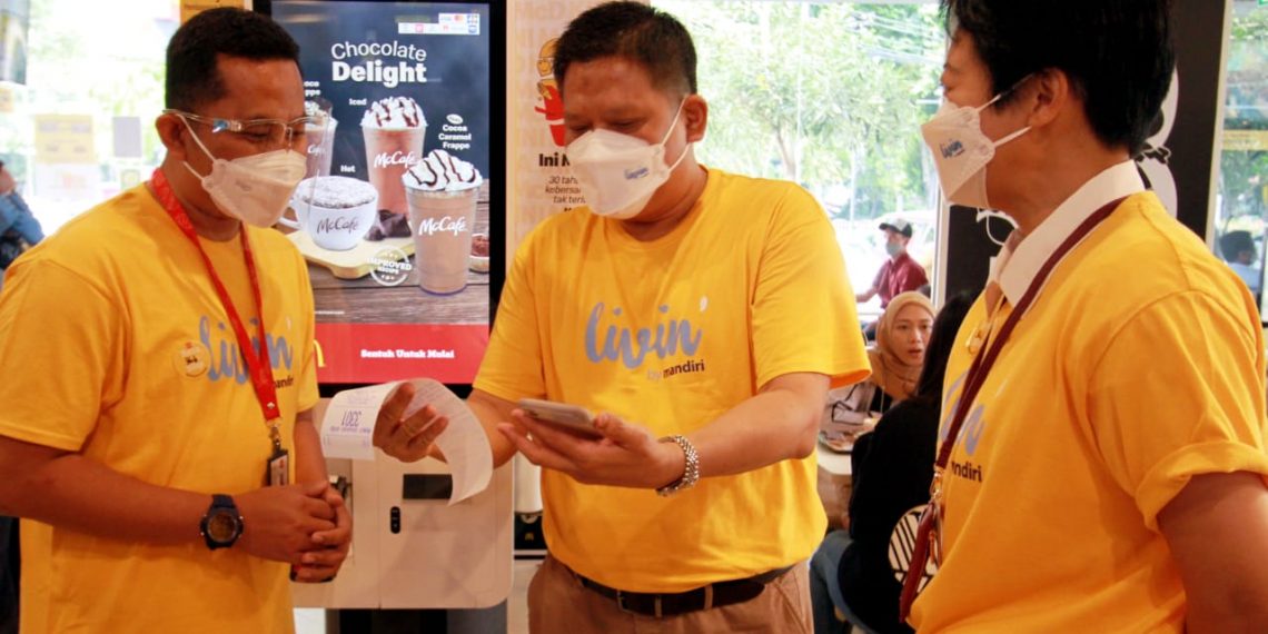 Transaksi QRIS Mandiri di McDonald’s