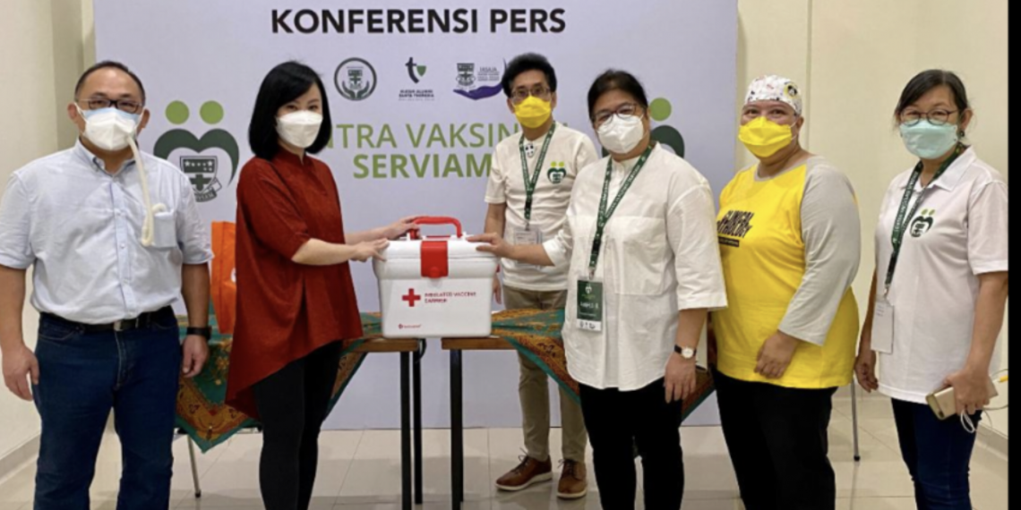 IVC Technoplast hadir mendukung Sentra Vaksinasi Serviam di Jakarta