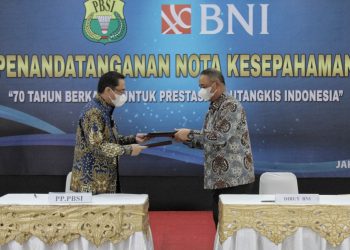 BNI Dukung Pembinaan Atlet Muda  Bulu Tangkis