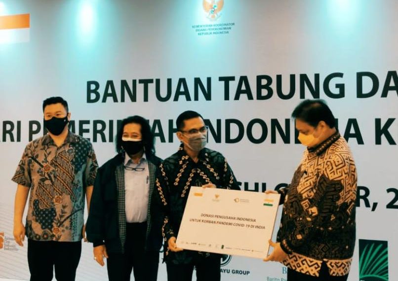 Wujud Solidaritas, Indonesia Kembali Kirim 2.000 Tabung Gas Oksigen ke India