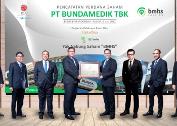 Sah, PT Bundamedik Tbk Melaksanakan Pencatatan dan Perdagangan Saham Perdana di Bursa Efek Indonesia