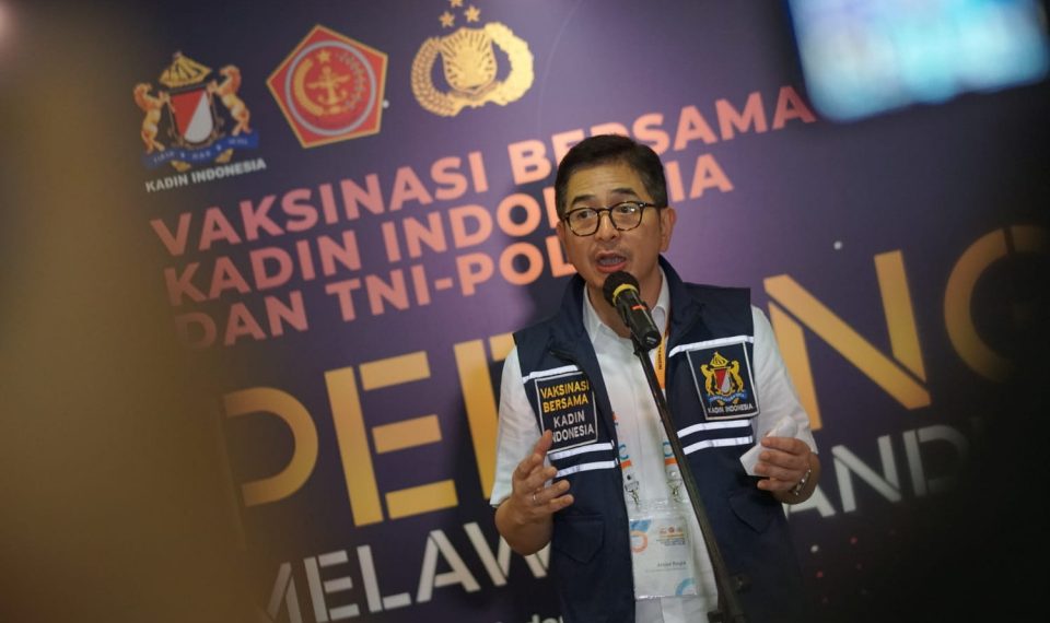 Kadin Indonesia Bersama TNI-POLRI Gelar 15 Ribu Vaksinasi Gratis Untuk Masyarakat