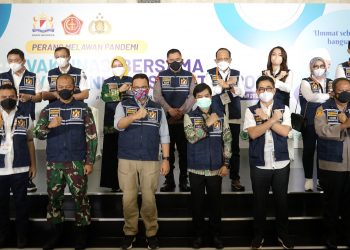 Kadin Indonesia dan TNI-Polri Deklarasikan Gerakan Perang Melawan Pandemi