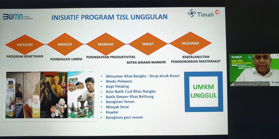 Program TJSL Timah Fokus Pencapaian Dampak Berkelanjutan