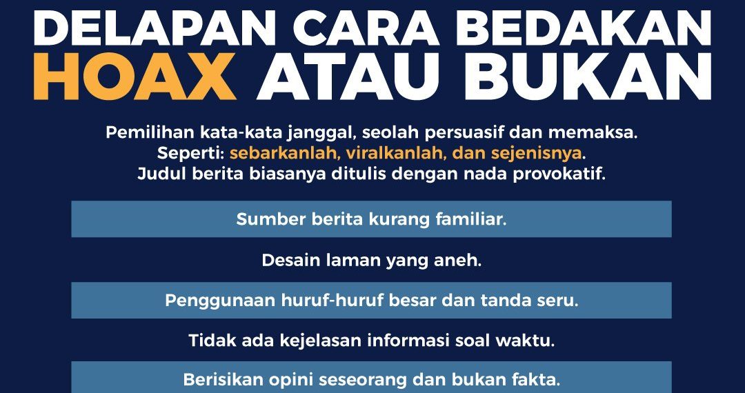 Hoaks Memicu Perpecahan